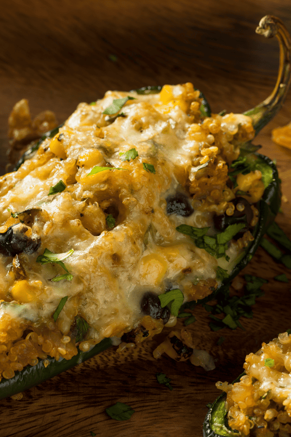 roasted poblano peppers with cheese