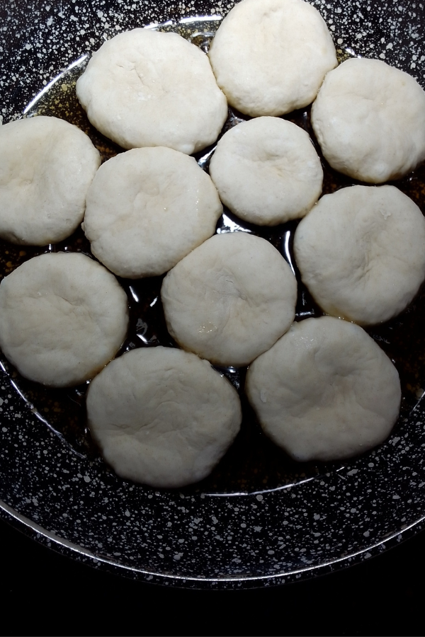 flat fried dumplings