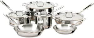 Best all clad copper core 10 piece cookware set