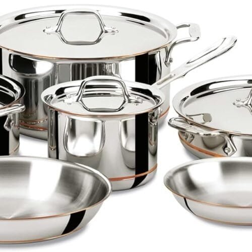 Best all clad copper core 10 piece cookware set